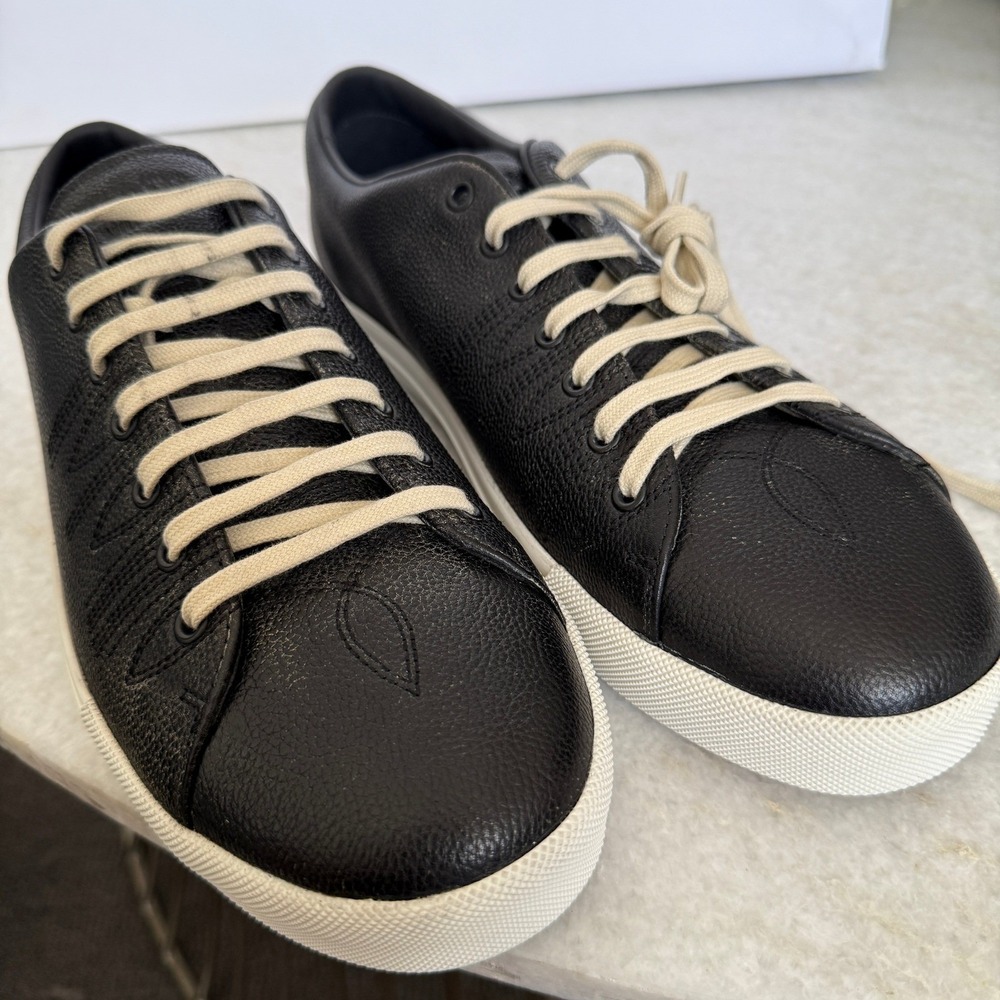 Prada 2EE448 Age Effect Men's Black Nappa Leather Sneakers Shoes, Size 9 - Picture 13 of 16